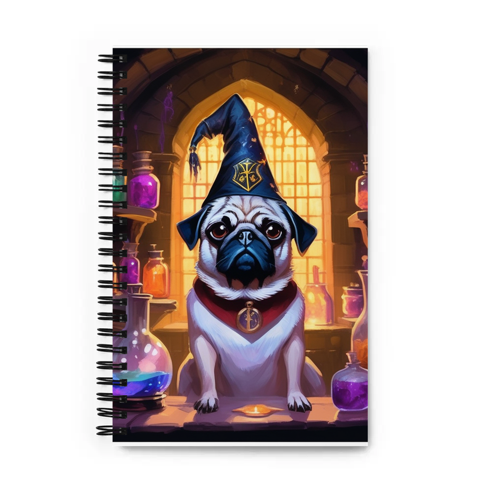 PugMug Custom Pug Spiral Notebook