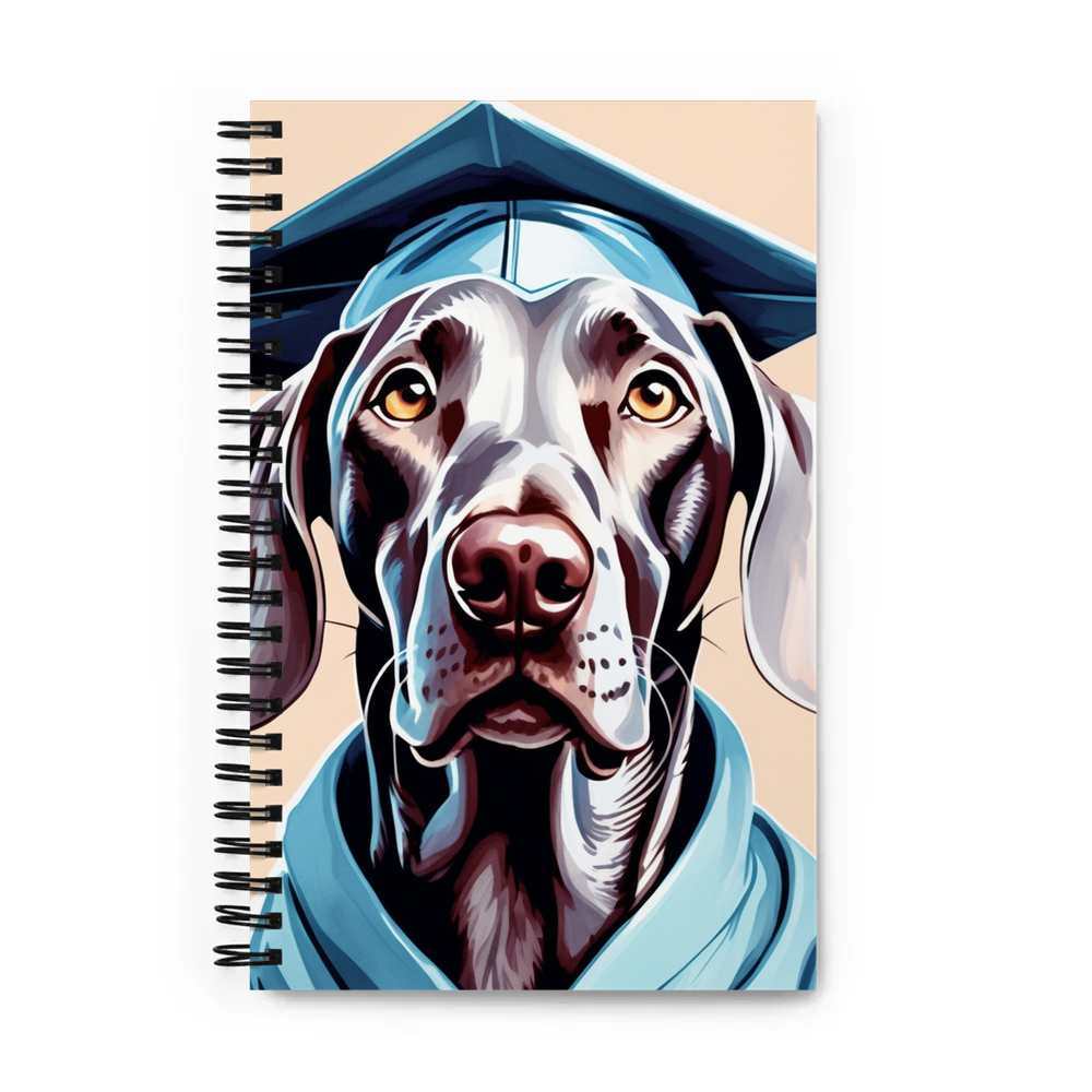 PugMug Custom Weimaraner Spiral Notebook
