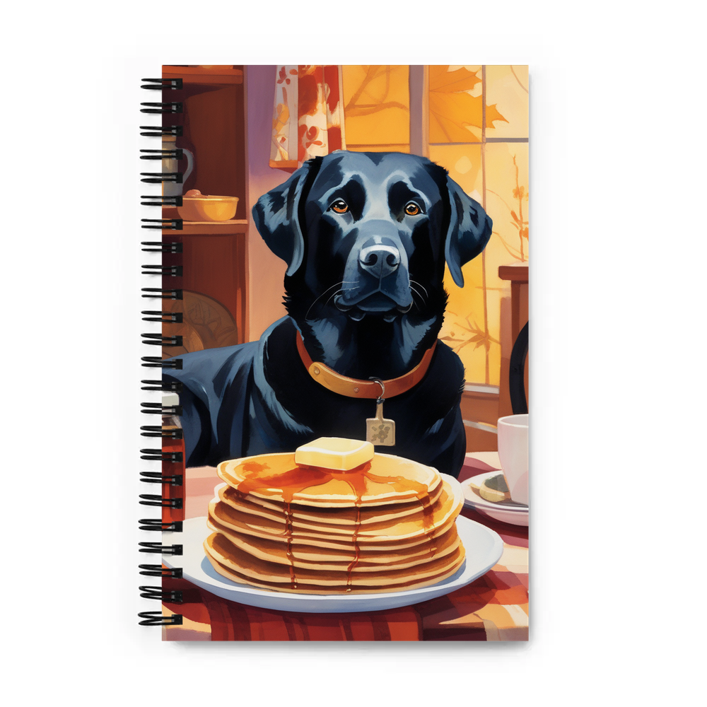 PugMug Custom Black Labrador Retriever Spiral Notebook