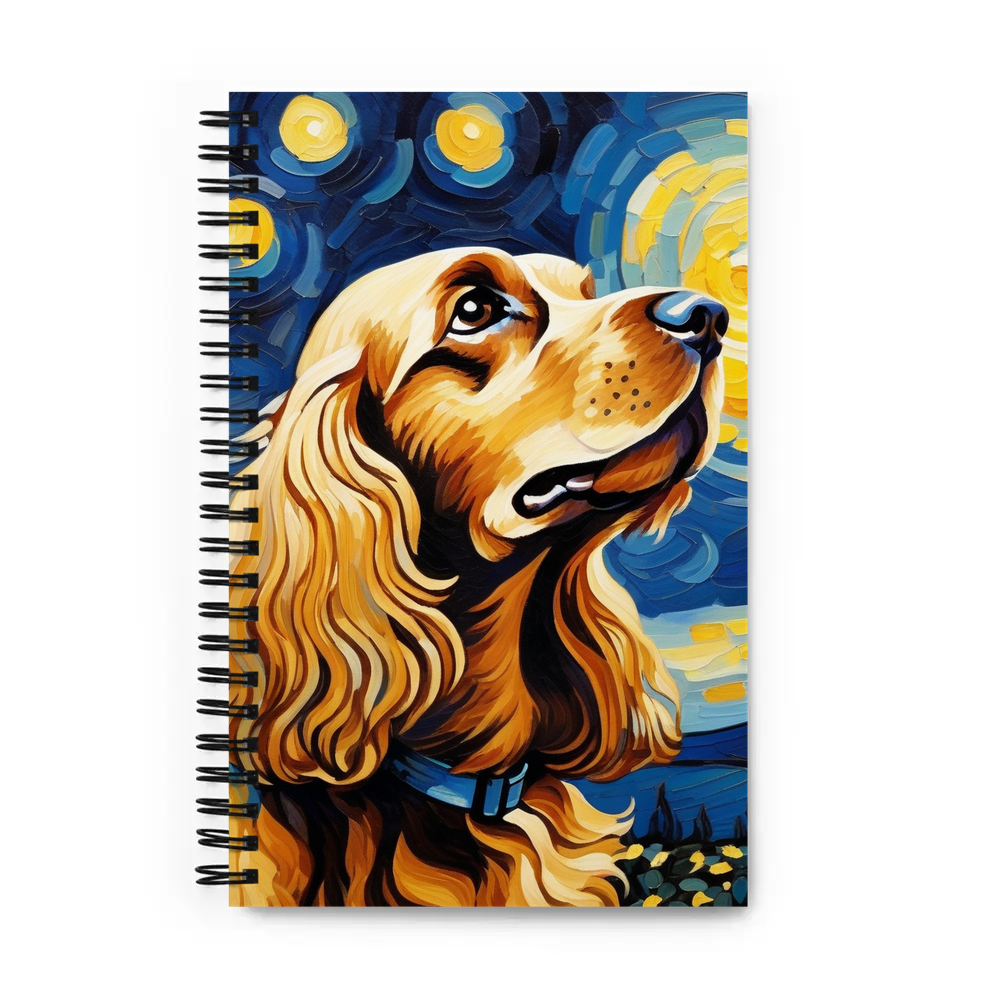 PugMug Custom English Cocker Spaniel Spiral Notebook