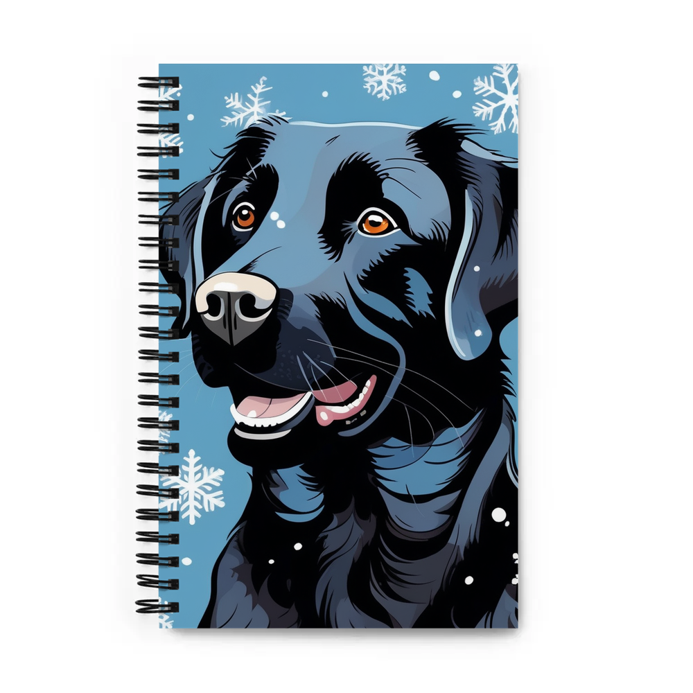 PugMug Custom Black Labrador Retriever Spiral Notebook