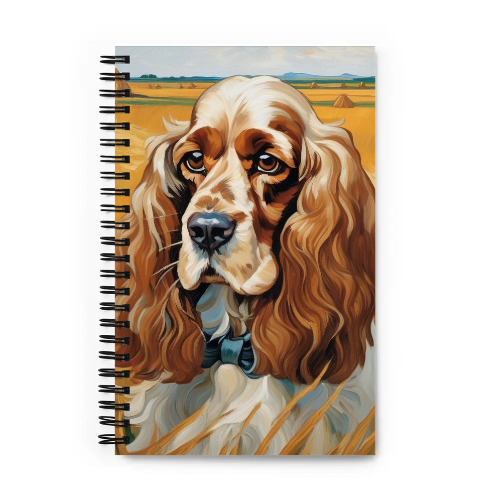 PugMug Custom English Cocker Spaniel Spiral Notebook