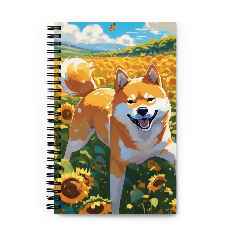 PugMug Custom Shiba Inu Spiral Notebook