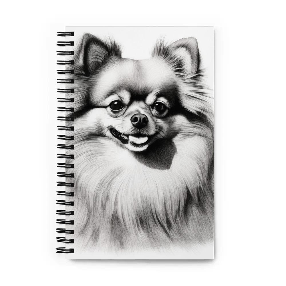 PugMug Custom Tan Pomeranian Spiral Notebook