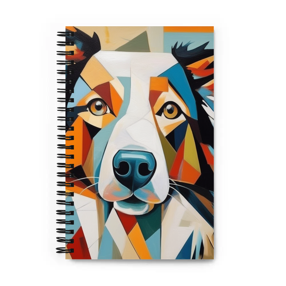 PugMug Custom Border Collie Spiral Notebook