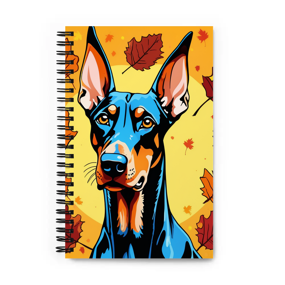 PugMug Custom Doberman Pinscher Spiral Notebook