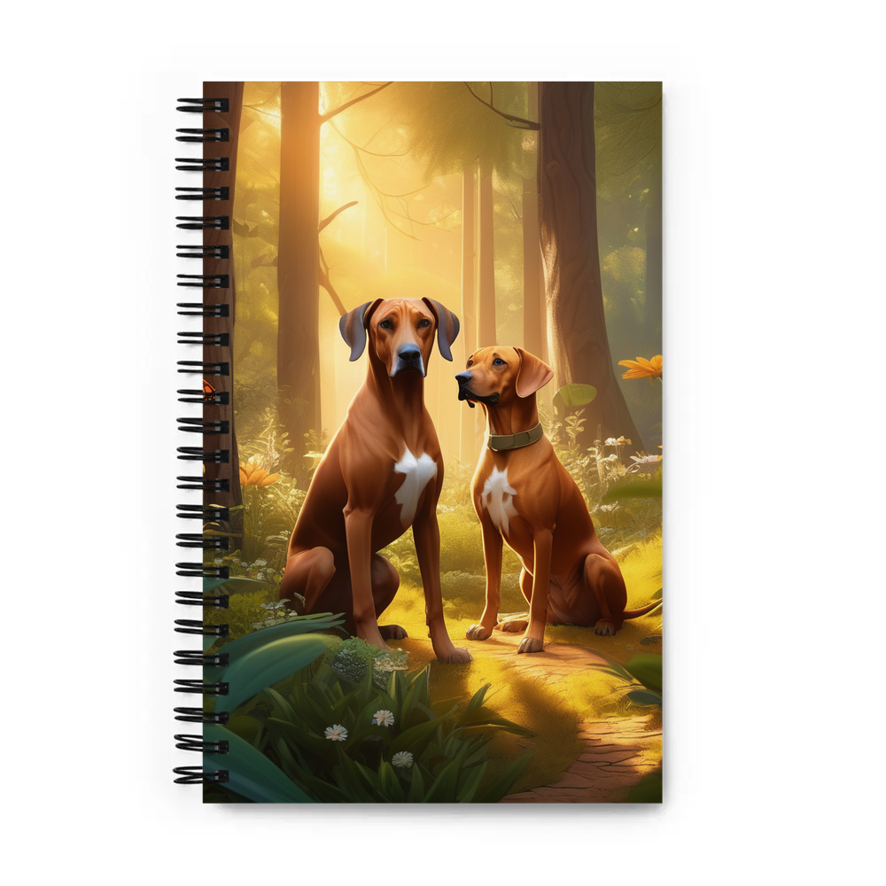 PugMug Custom Rhodesian Ridgeback Spiral Notebook