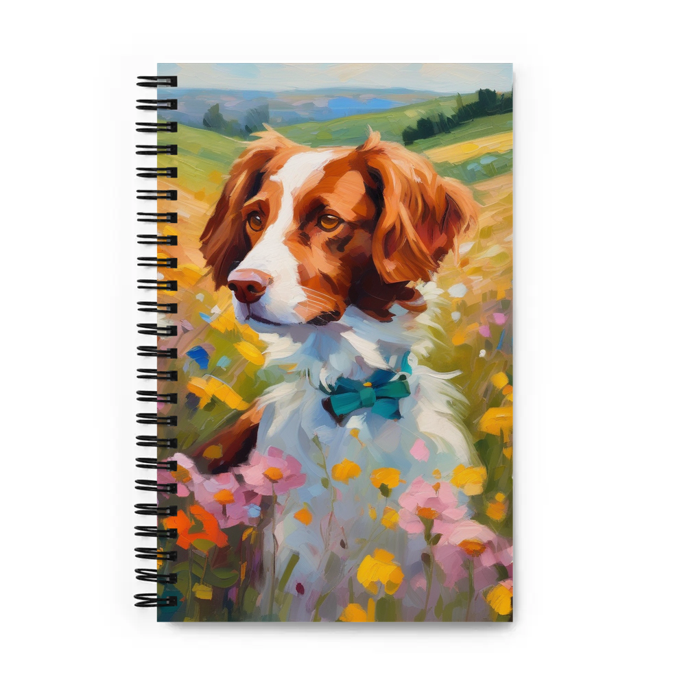 PugMug Custom Brittany Dog Spiral Notebook