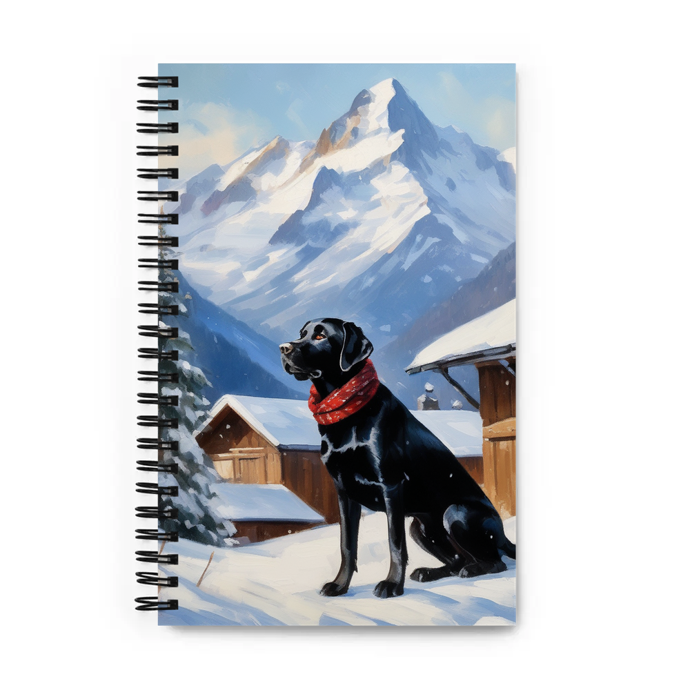 PugMug Custom Black Labrador Retriever Spiral Notebook