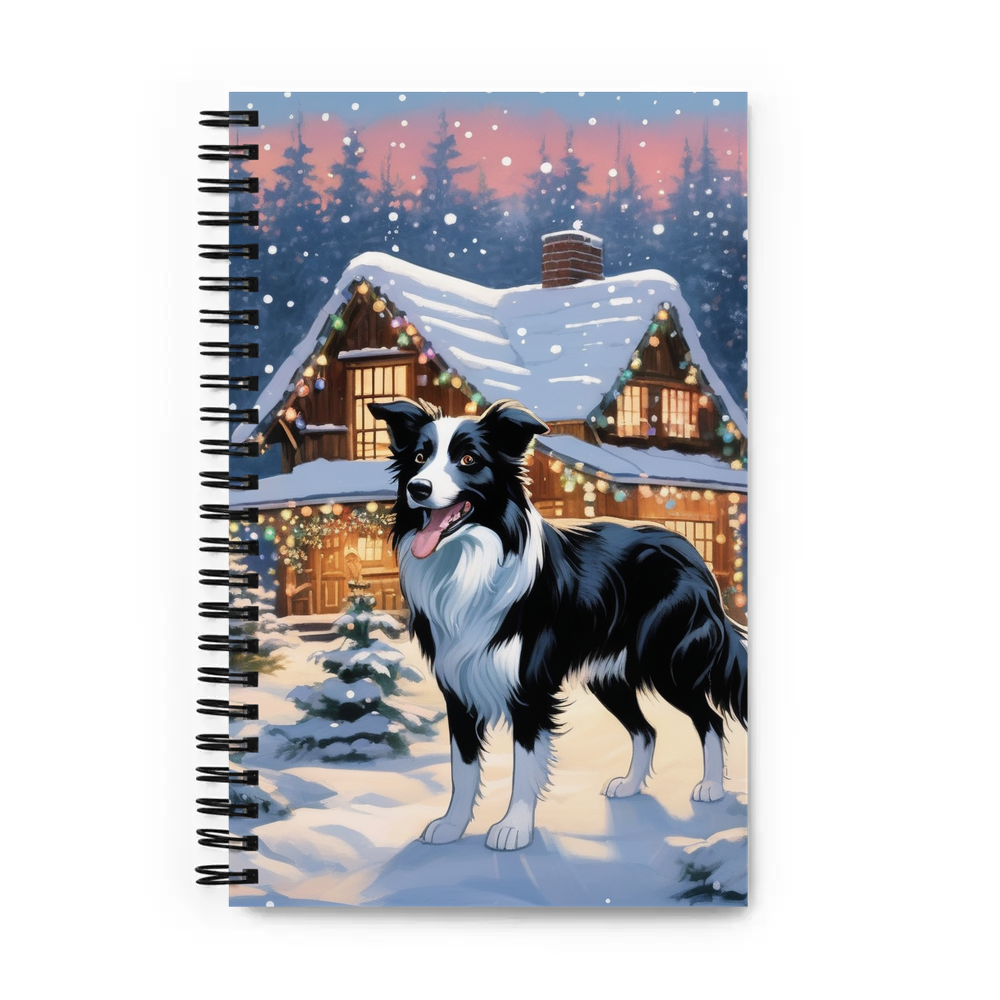 PugMug Custom Border Collie Spiral Notebook