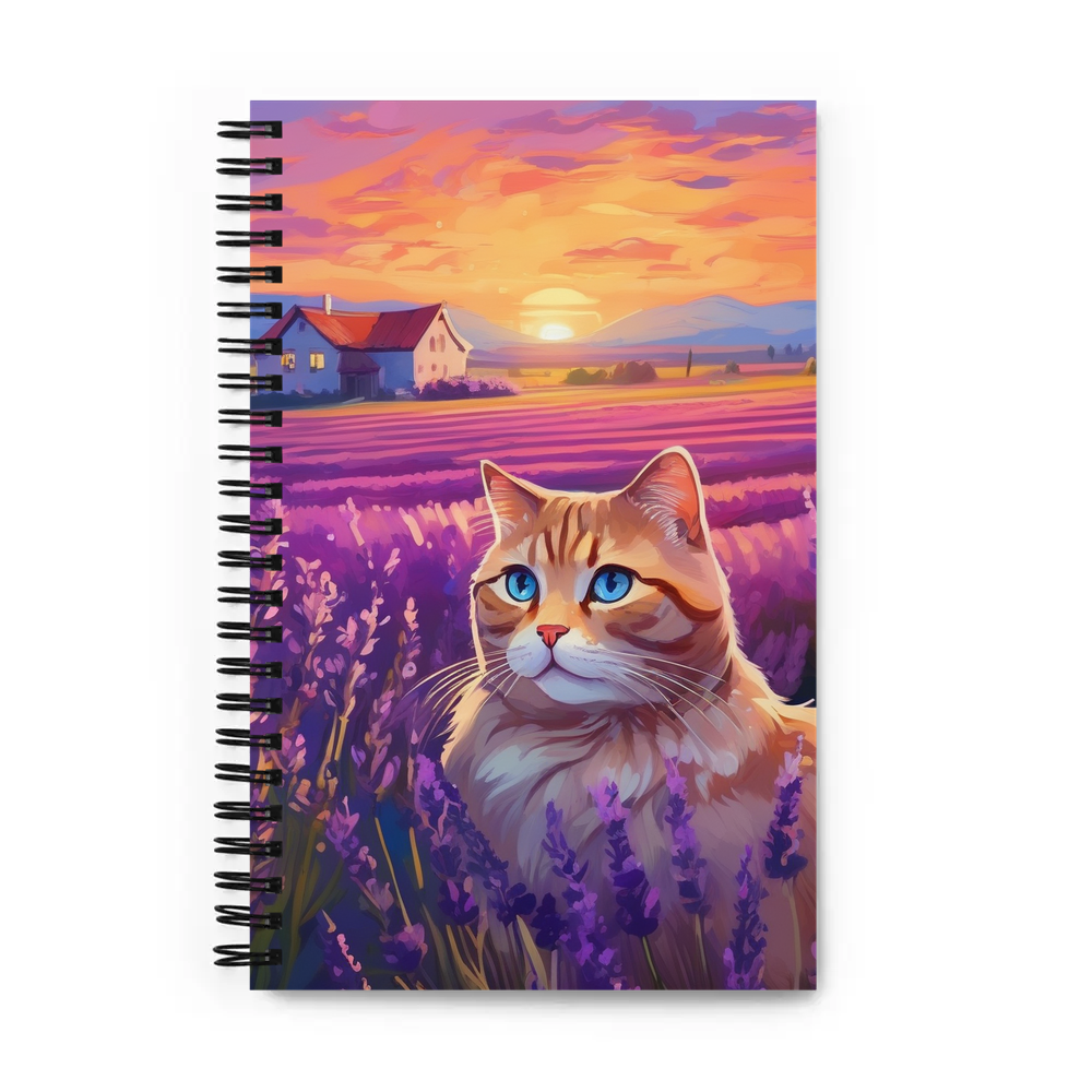 PugMug Custom Tabby Scottish Fold Cat Spiral Notebook