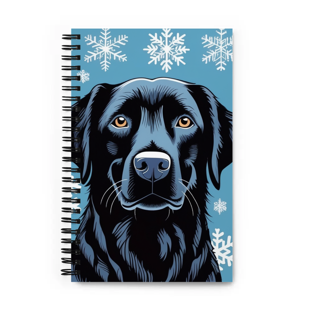 PugMug Custom Black Labrador Retriever Spiral Notebook