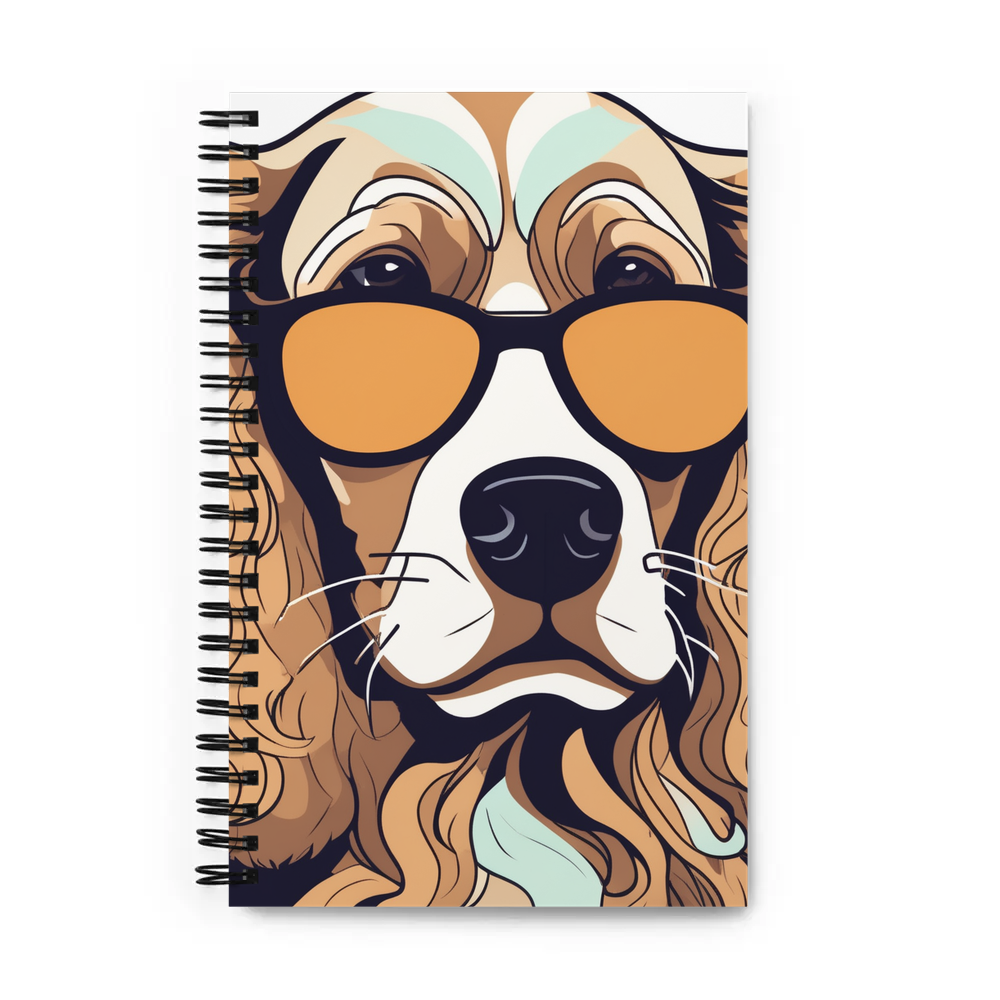 PugMug Custom Cocker Spaniel Spiral Notebook