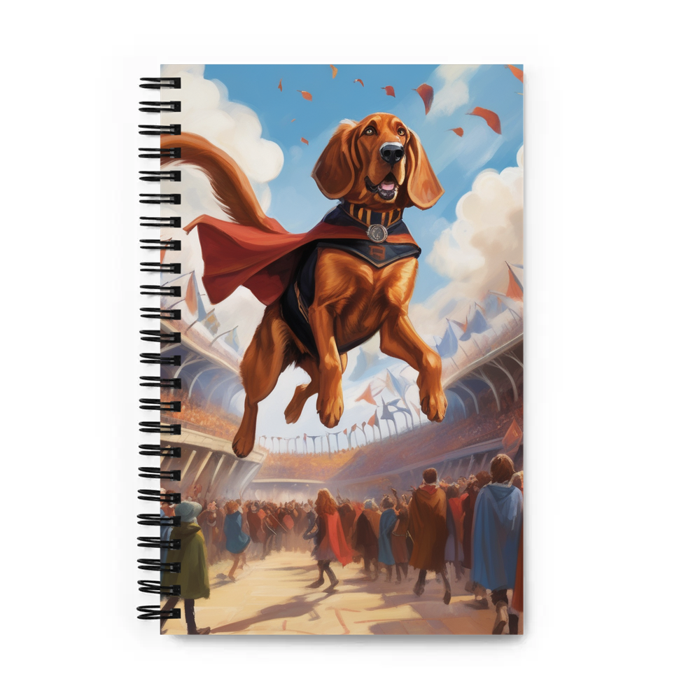 PugMug Custom Bloodhound Spiral Notebook