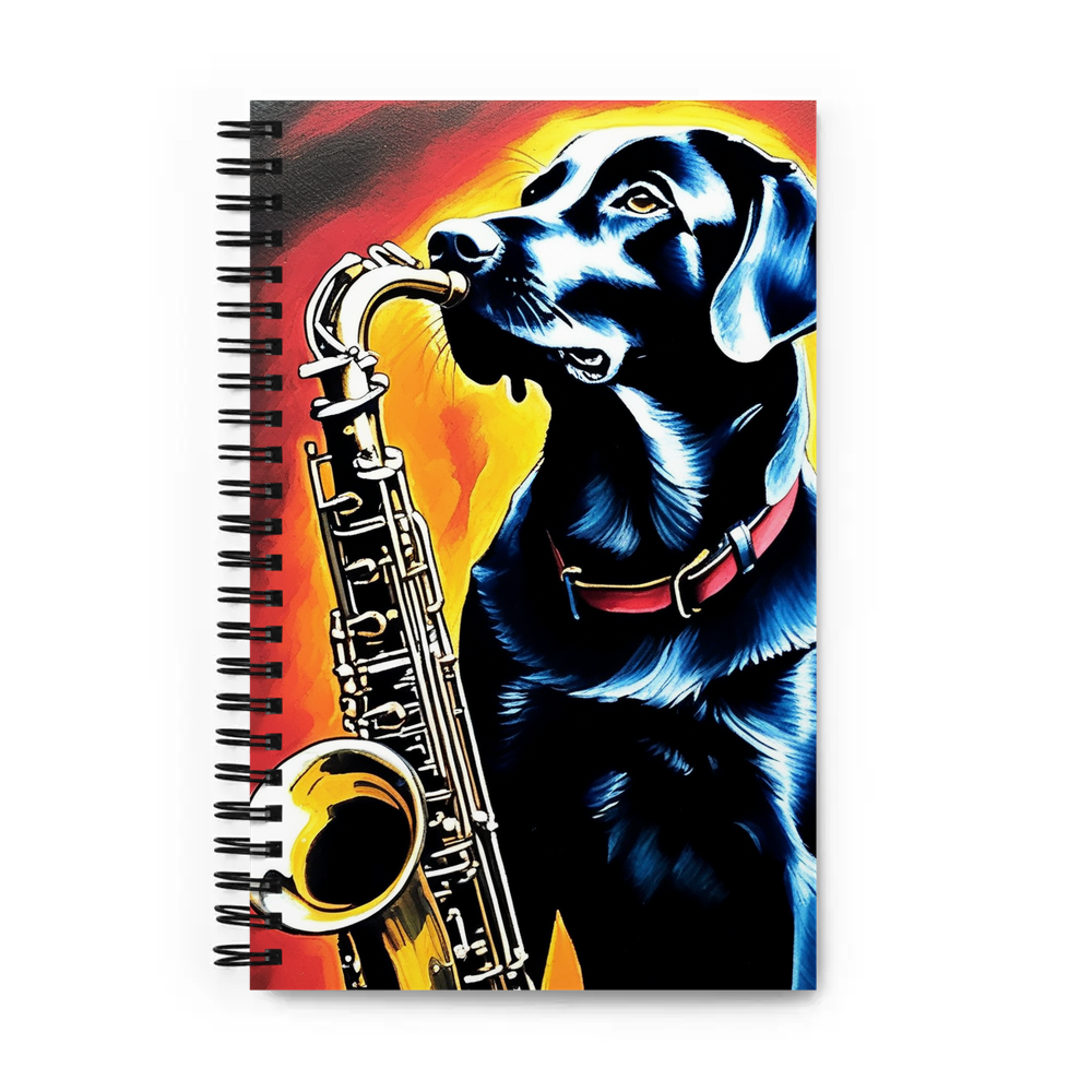 PugMug Custom Black Labrador Retriever Spiral Notebook