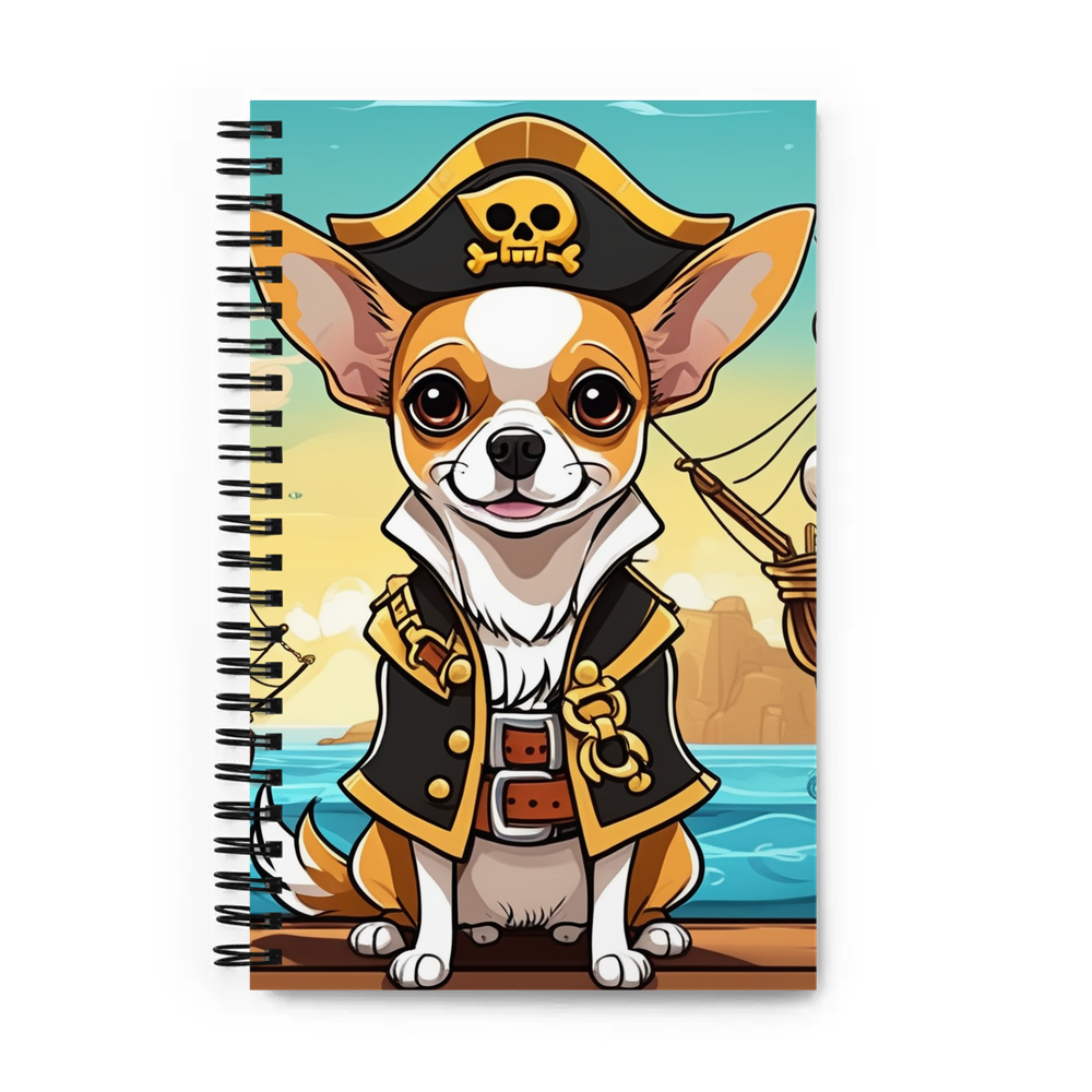 PugMug Custom Chihuahua Spiral Notebook