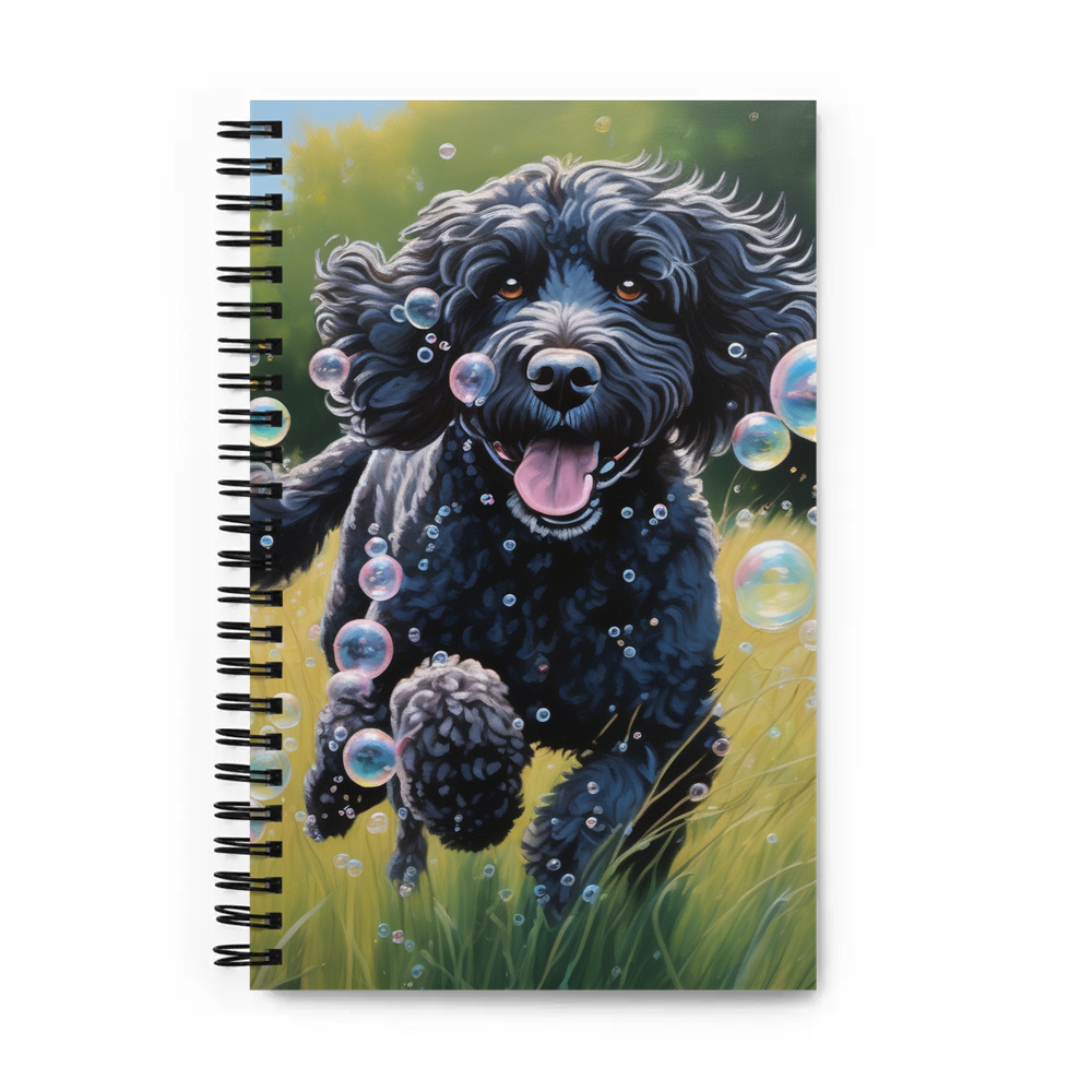 PugMug Custom Portuguese Water Dog Spiral Notebook