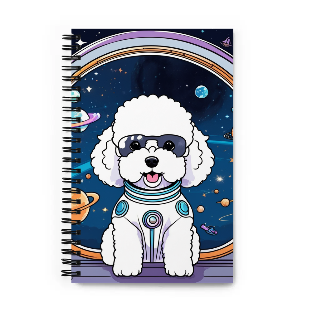 PugMug Custom Bichons Frise Spiral Notebook