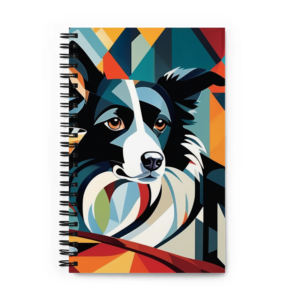 PugMug Custom Border Collie Spiral Notebook