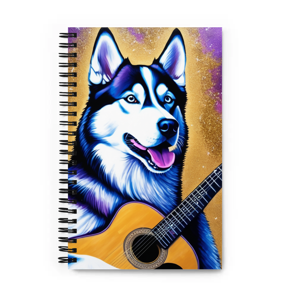 PugMug Custom Siberian Husky Spiral Notebook