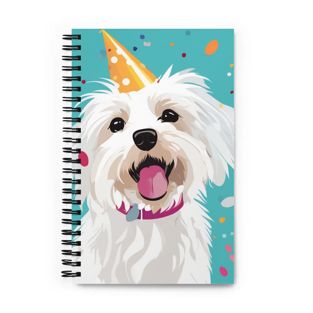 PugMug Custom White Havanese Dog Spiral Notebook