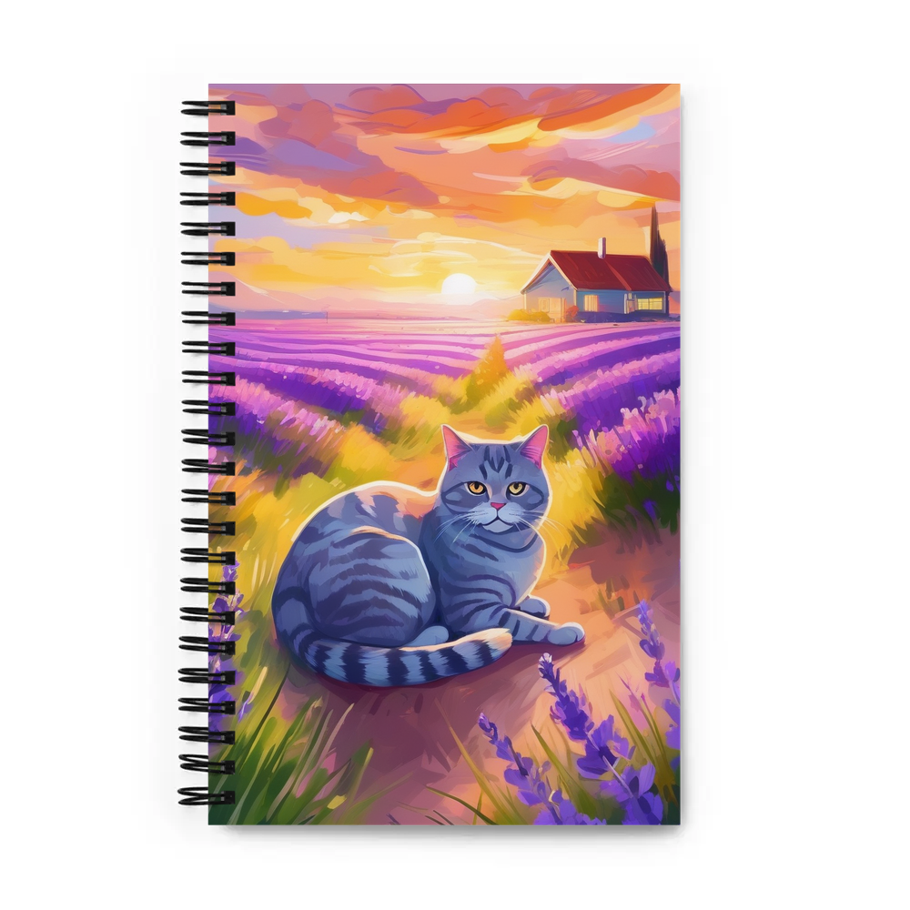 PugMug Custom Tabby British Shorthair Cat Spiral Notebook
