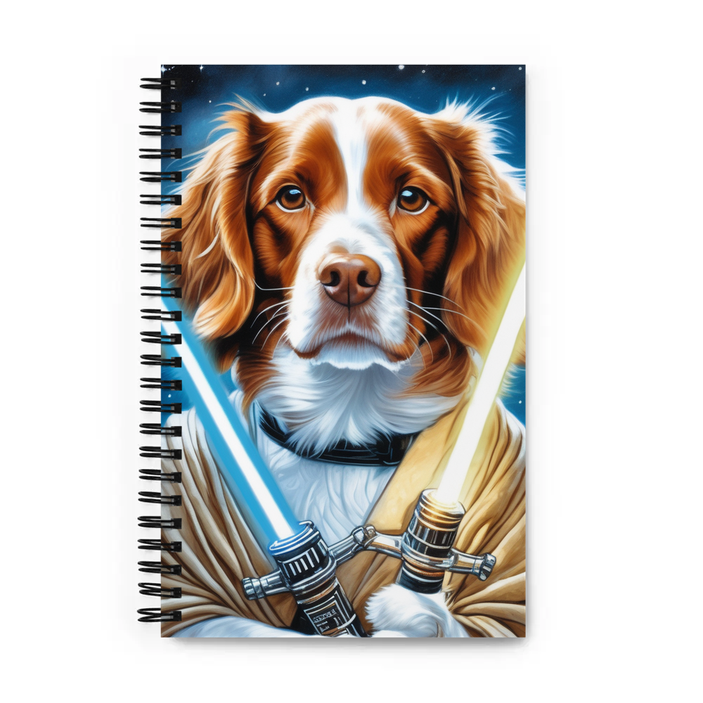 PugMug Custom Brittany Dog Spiral Notebook