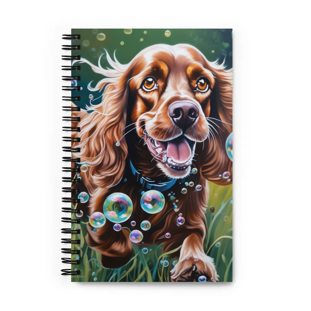 PugMug Custom Cocker Spaniel Spiral Notebook