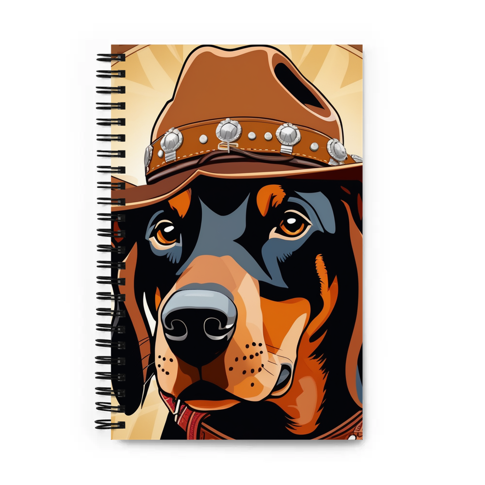 PugMug Custom Doberman Pinscher Spiral Notebook