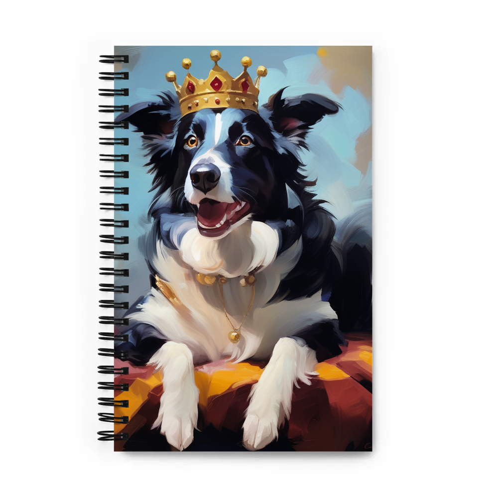 PugMug Custom Border Collie Spiral Notebook