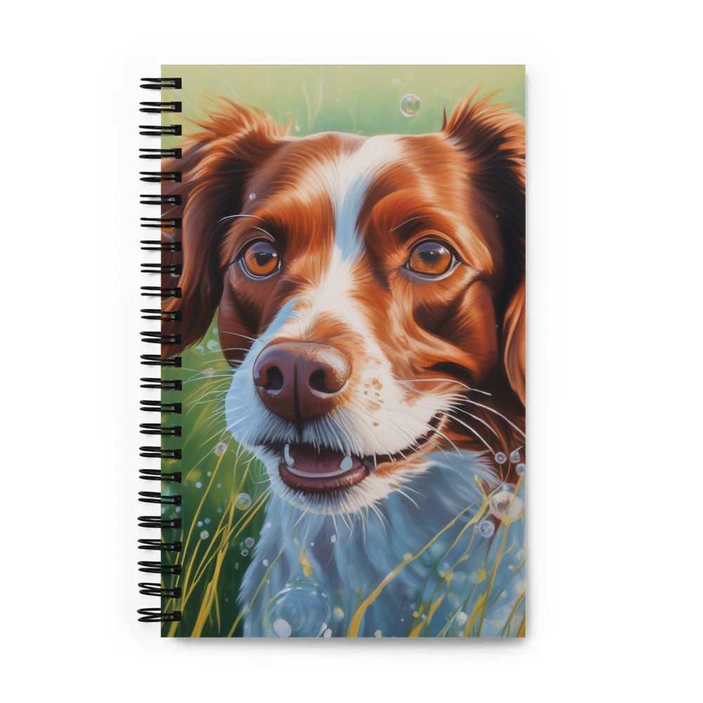 PugMug Custom Brittany Dog Spiral Notebook