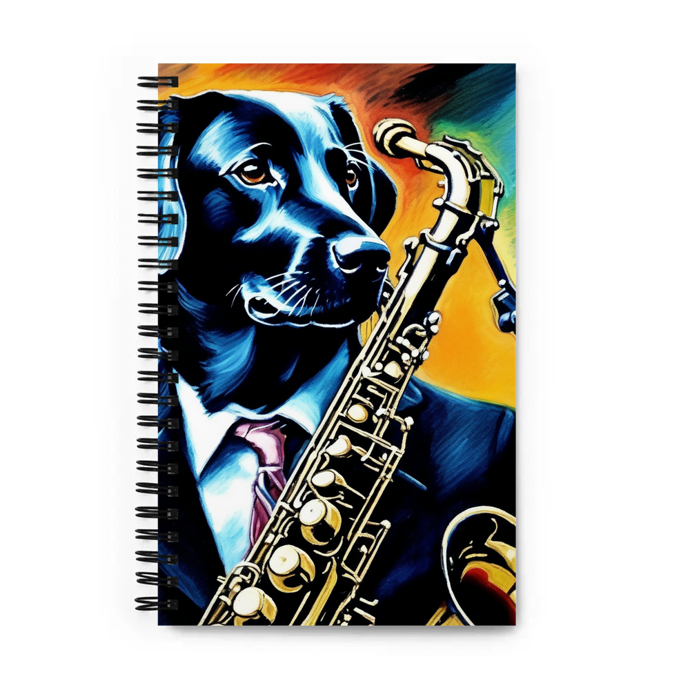 PugMug Custom Black Labrador Retriever Spiral Notebook