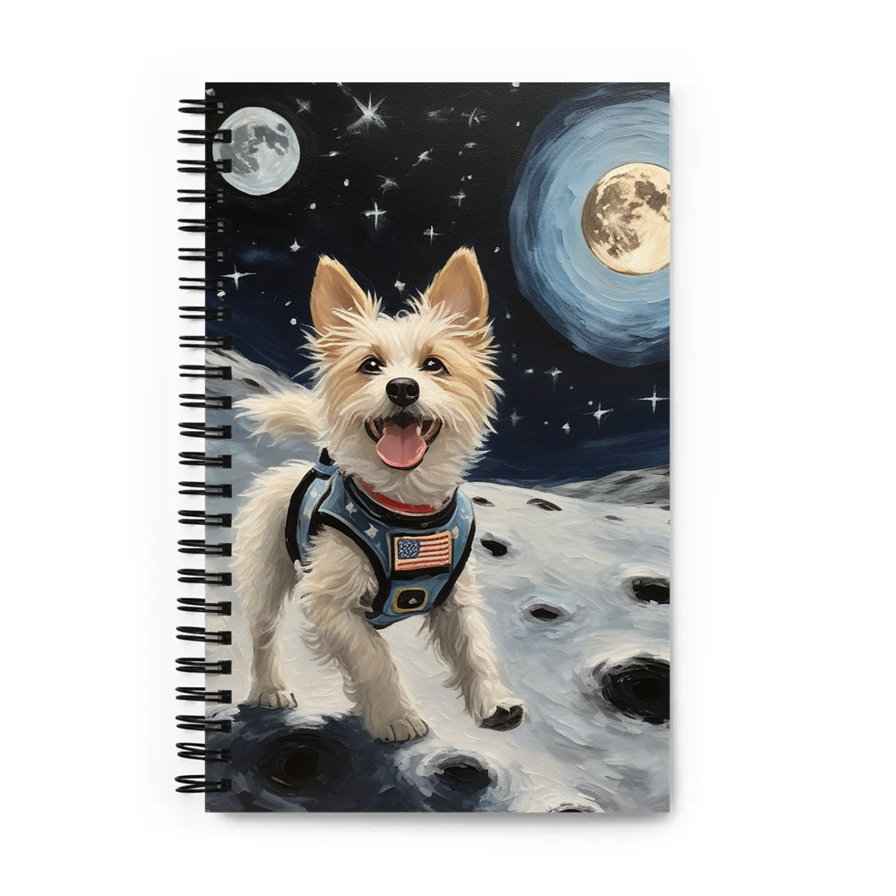 PugMug Custom Luna Spiral Notebook