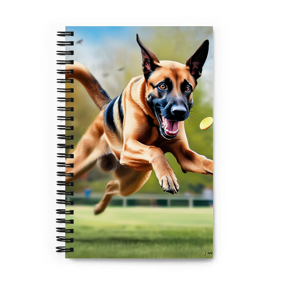 PugMug Custom Belgian Malinois Spiral Notebook
