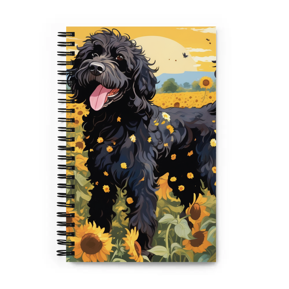 PugMug Custom Portuguese Water Dog Spiral Notebook
