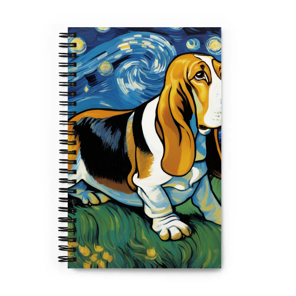 PugMug Custom Basset Hound Spiral Notebook