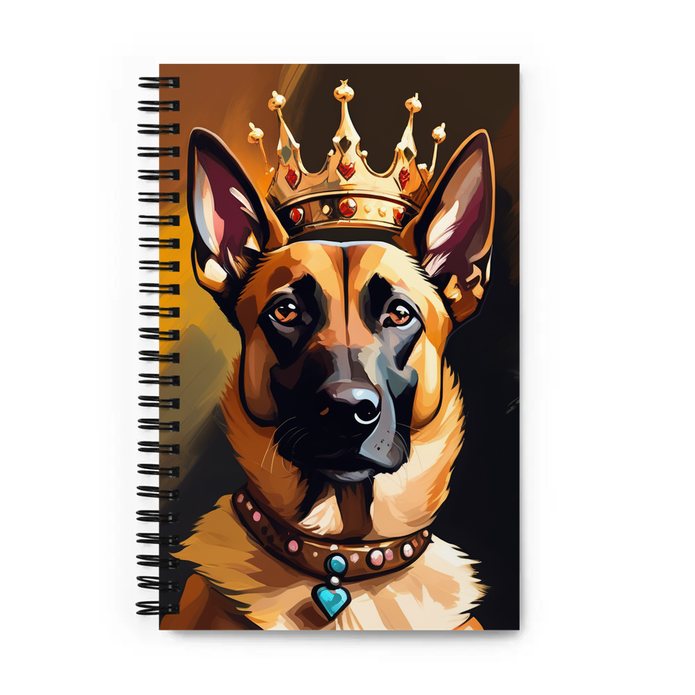 PugMug Custom Belgian Malinois Spiral Notebook
