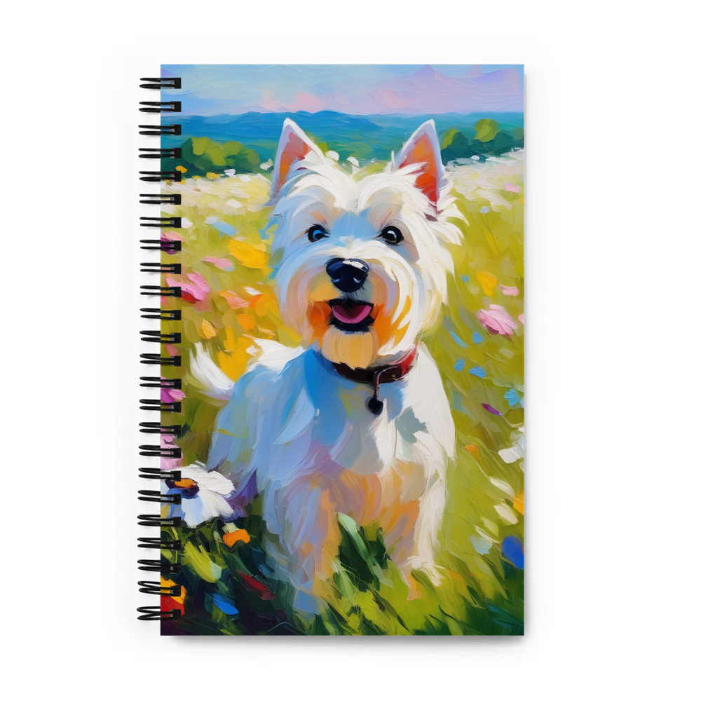 PugMug Custom West Highland White Terrier Spiral Notebook