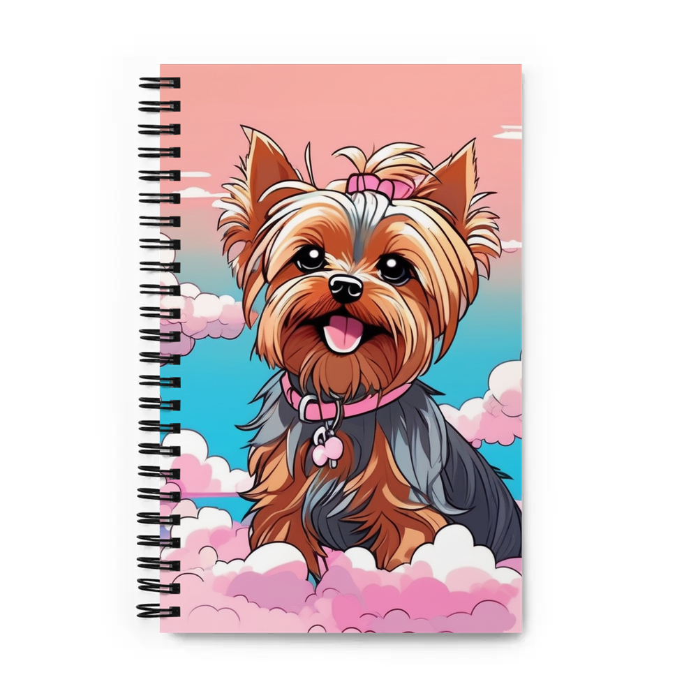PugMug Custom Yorkshire Terrier Spiral Notebook
