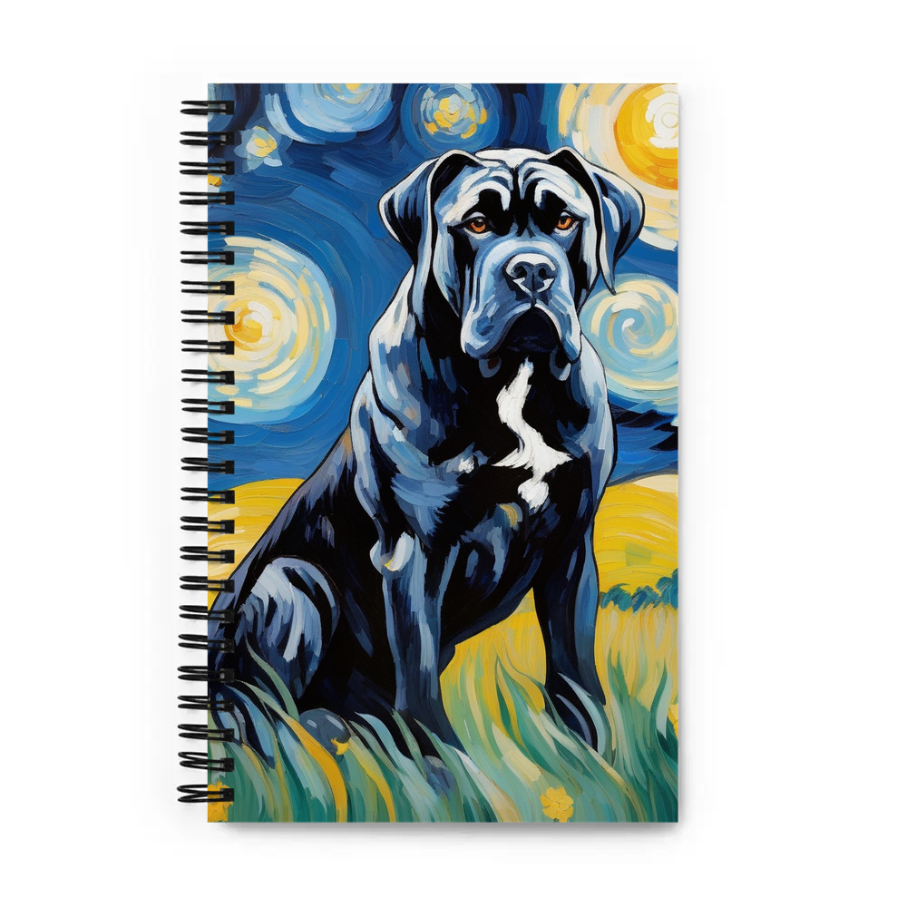 PugMug Custom Cane Corso Spiral Notebook