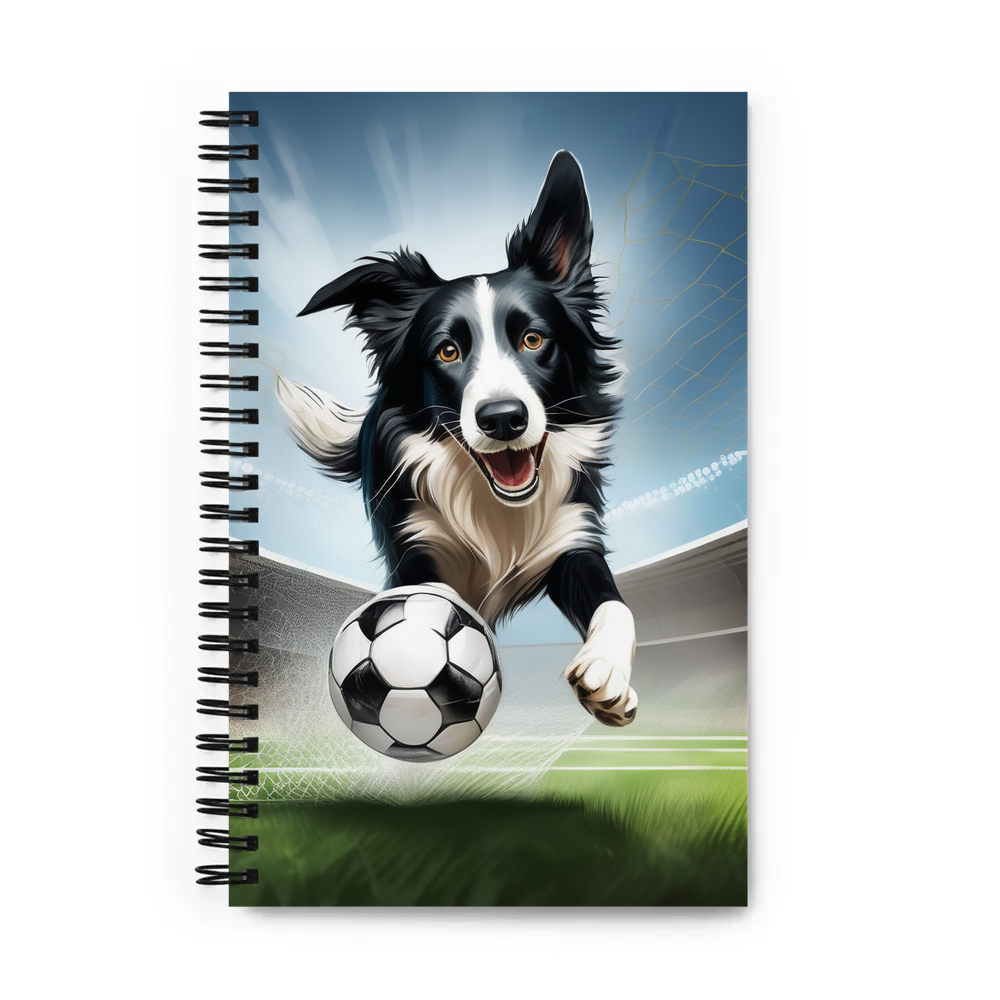 PugMug Custom Border Collie Spiral Notebook
