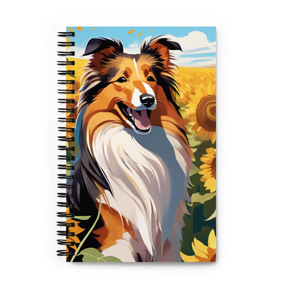 PugMug Custom Shetland Sheepdog Spiral Notebook