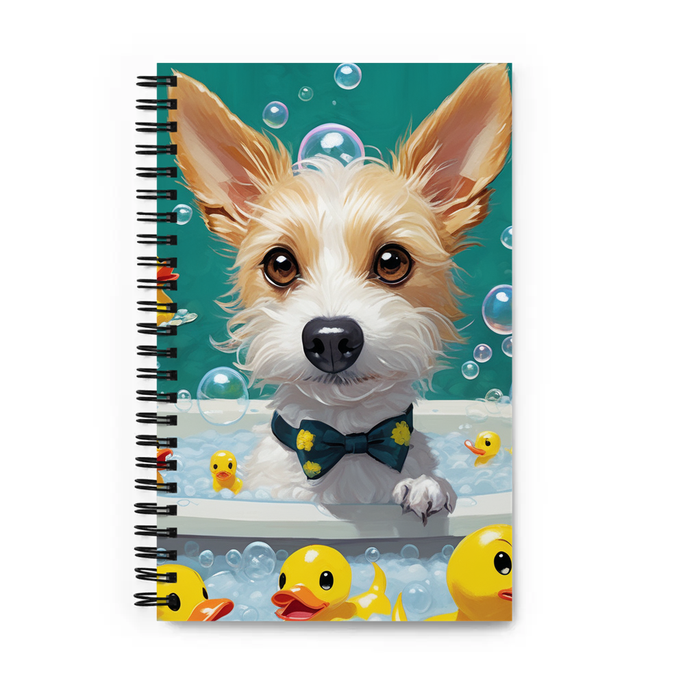 PugMug Custom Luna Spiral Notebook