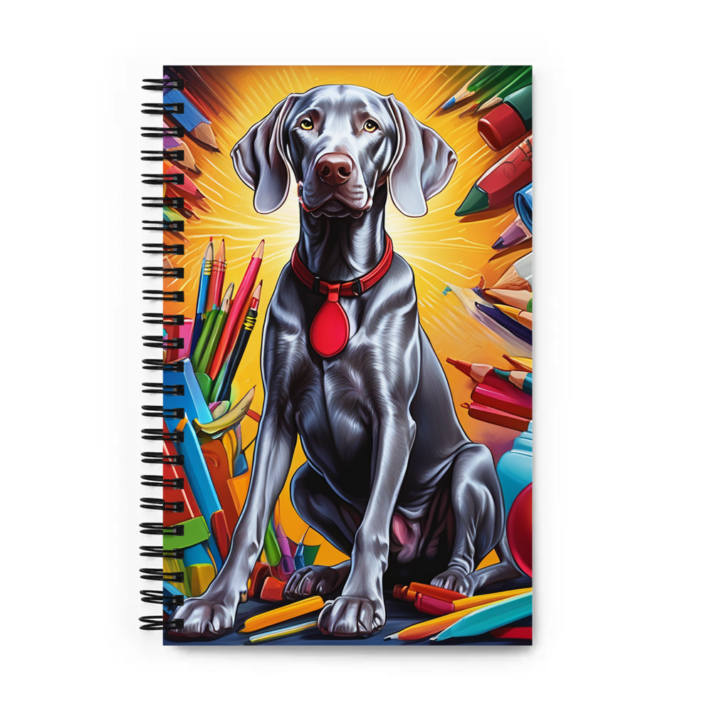 PugMug Custom Weimaraner Spiral Notebook