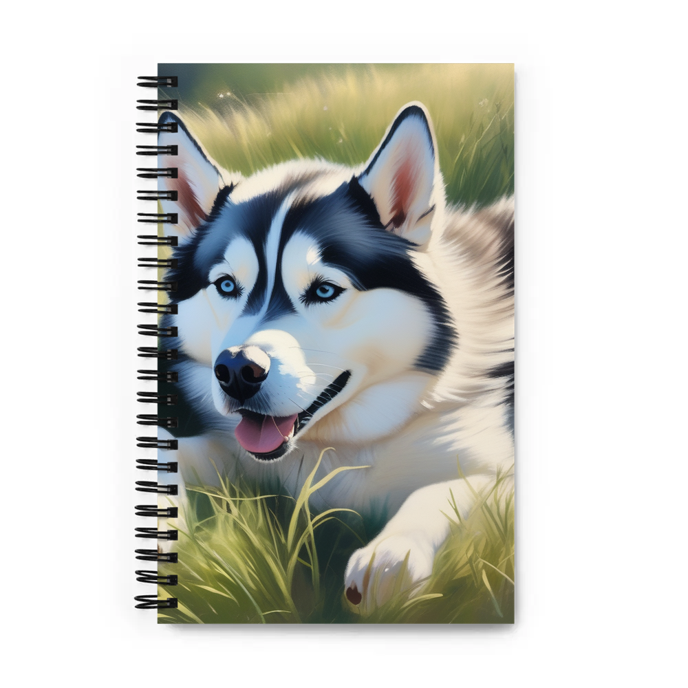 PugMug Custom Siberian Husky Spiral Notebook