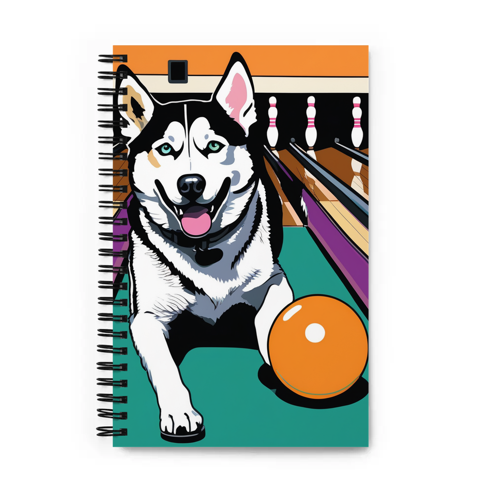 PugMug Custom Siberian Husky Spiral Notebook