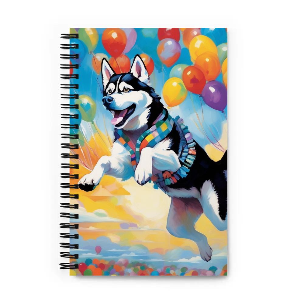 PugMug Custom Siberian Husky Spiral Notebook