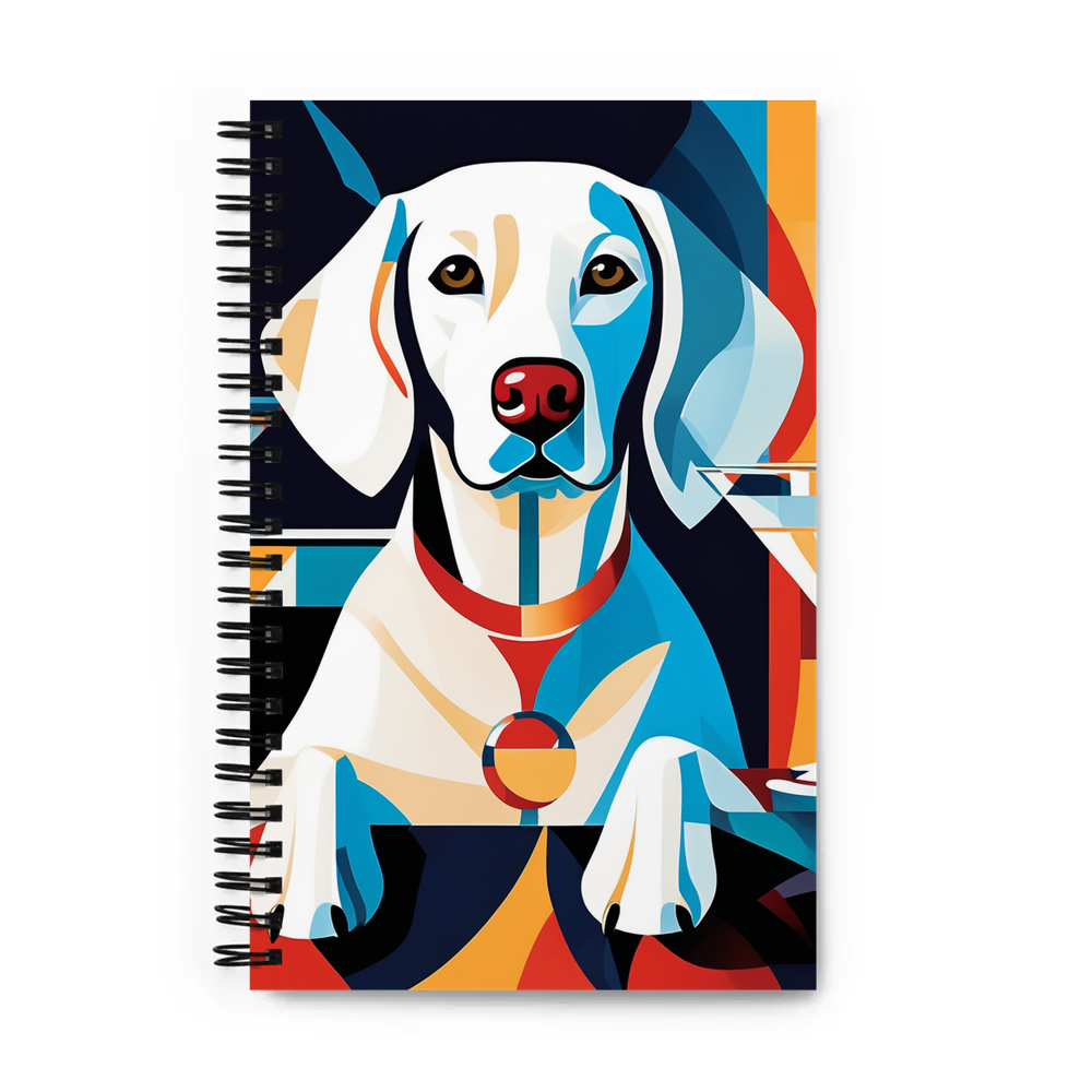 PugMug Custom White Labrador Retriever Spiral Notebook
