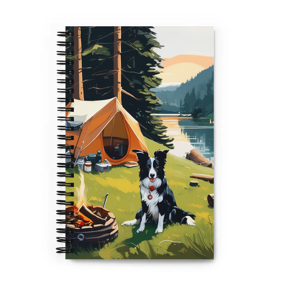 PugMug Custom Border Collie Spiral Notebook