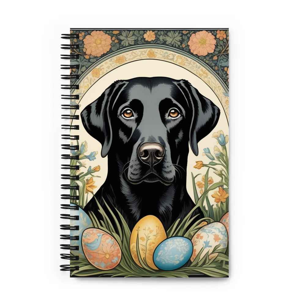 PugMug Custom Black Labrador Retriever Spiral Notebook
